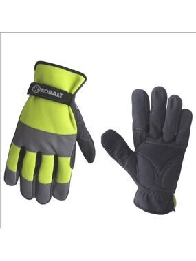 Kobalt High Visibility Safety Gloves Project Gloves Work Gloves Size Large New